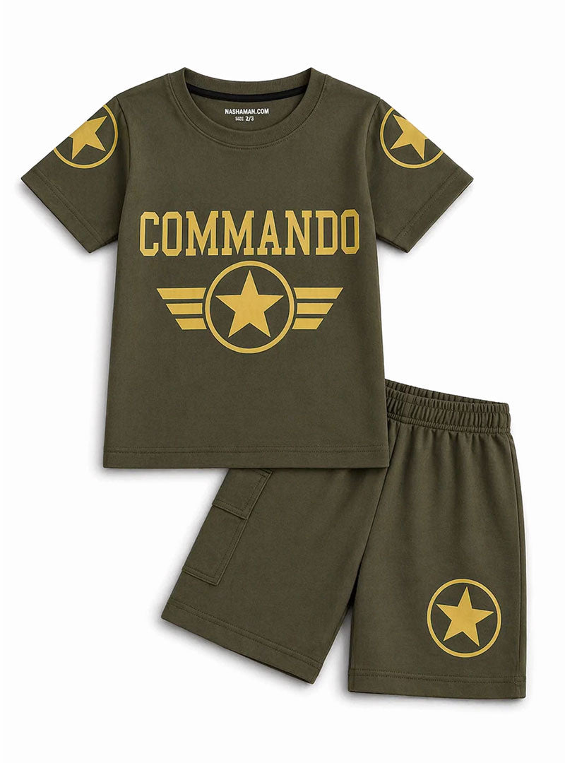 Olive Commando Star Set