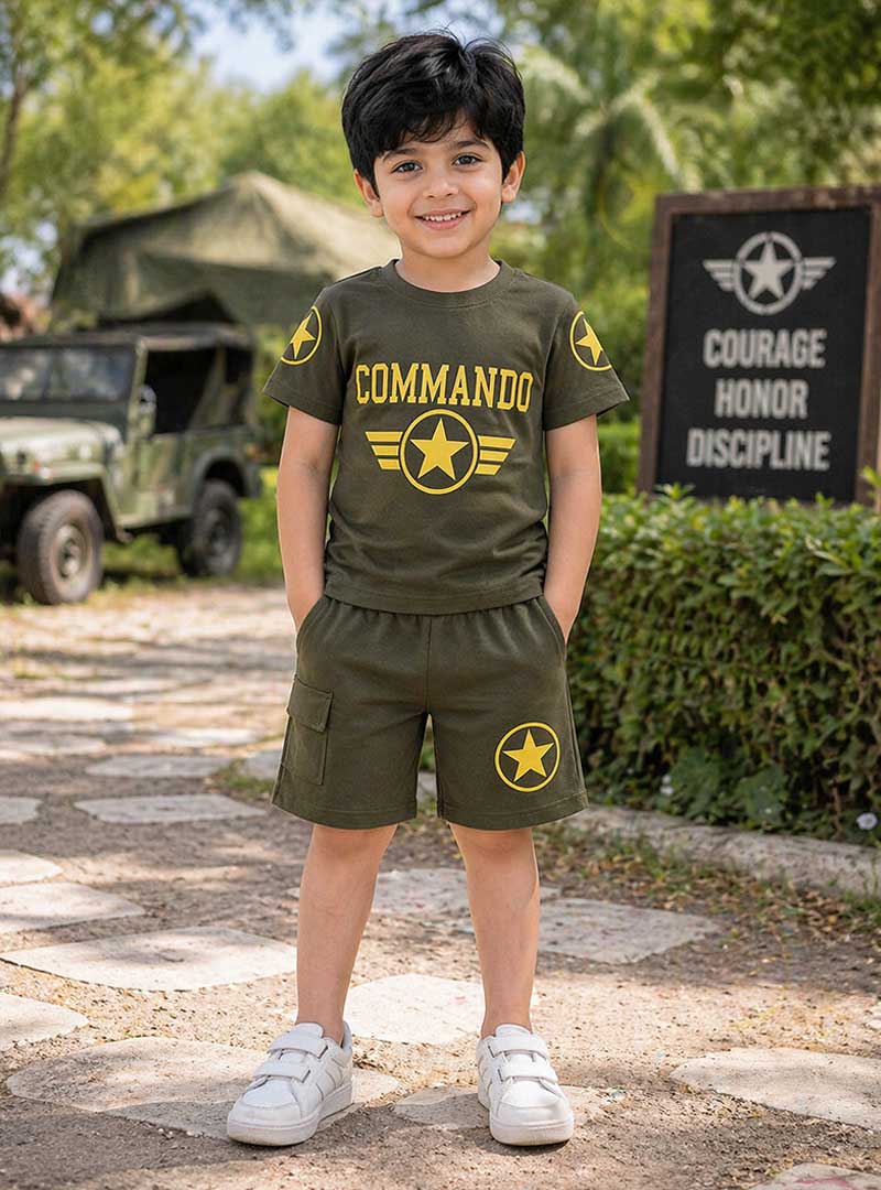 Olive Commando Star Set