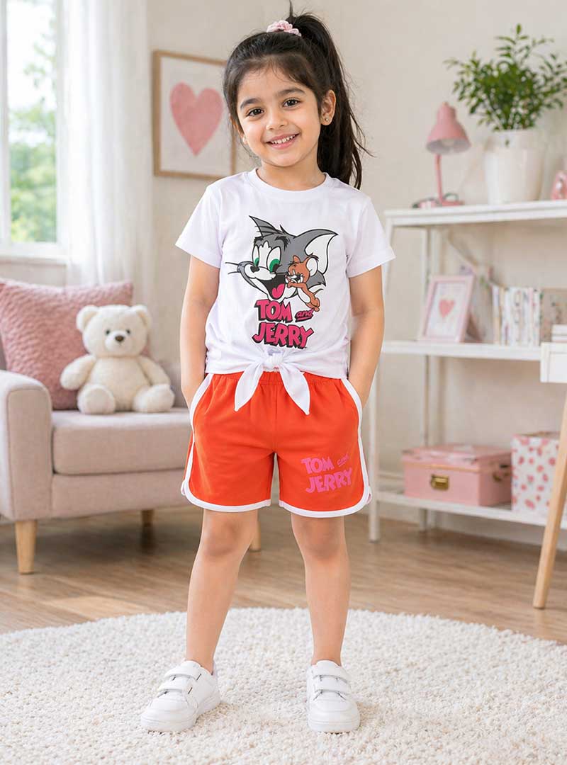 Tom & Jerry Character Shorts Set