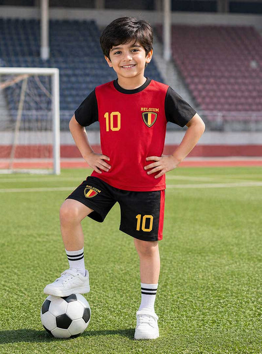 Kids Belgium Team Sports wear Set No. 10