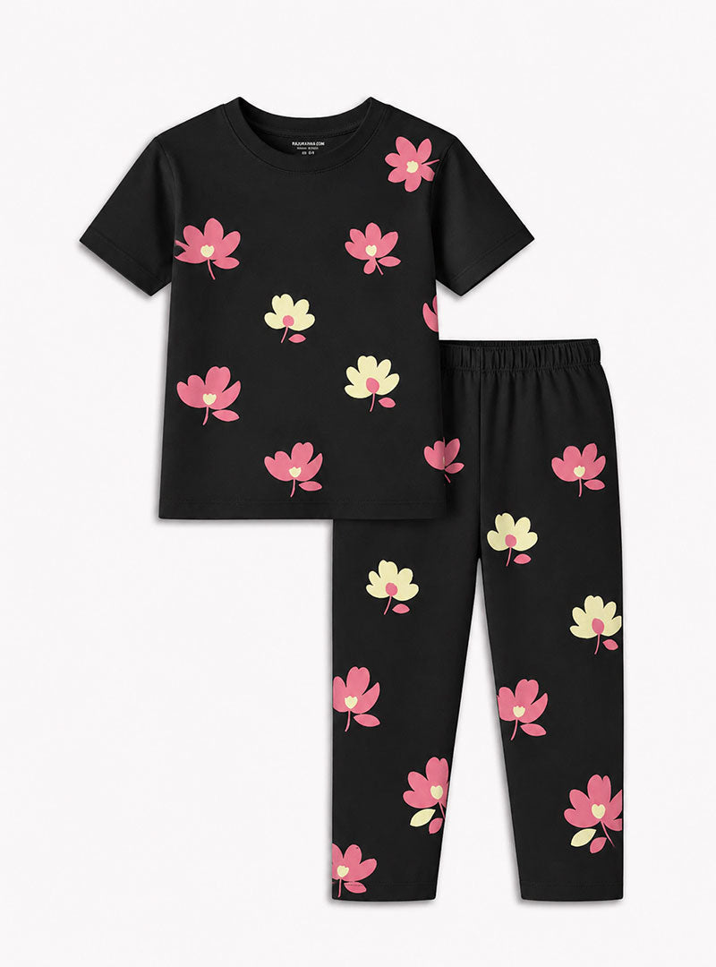 Blossom Bloom Girls Cotton Co Ord Set