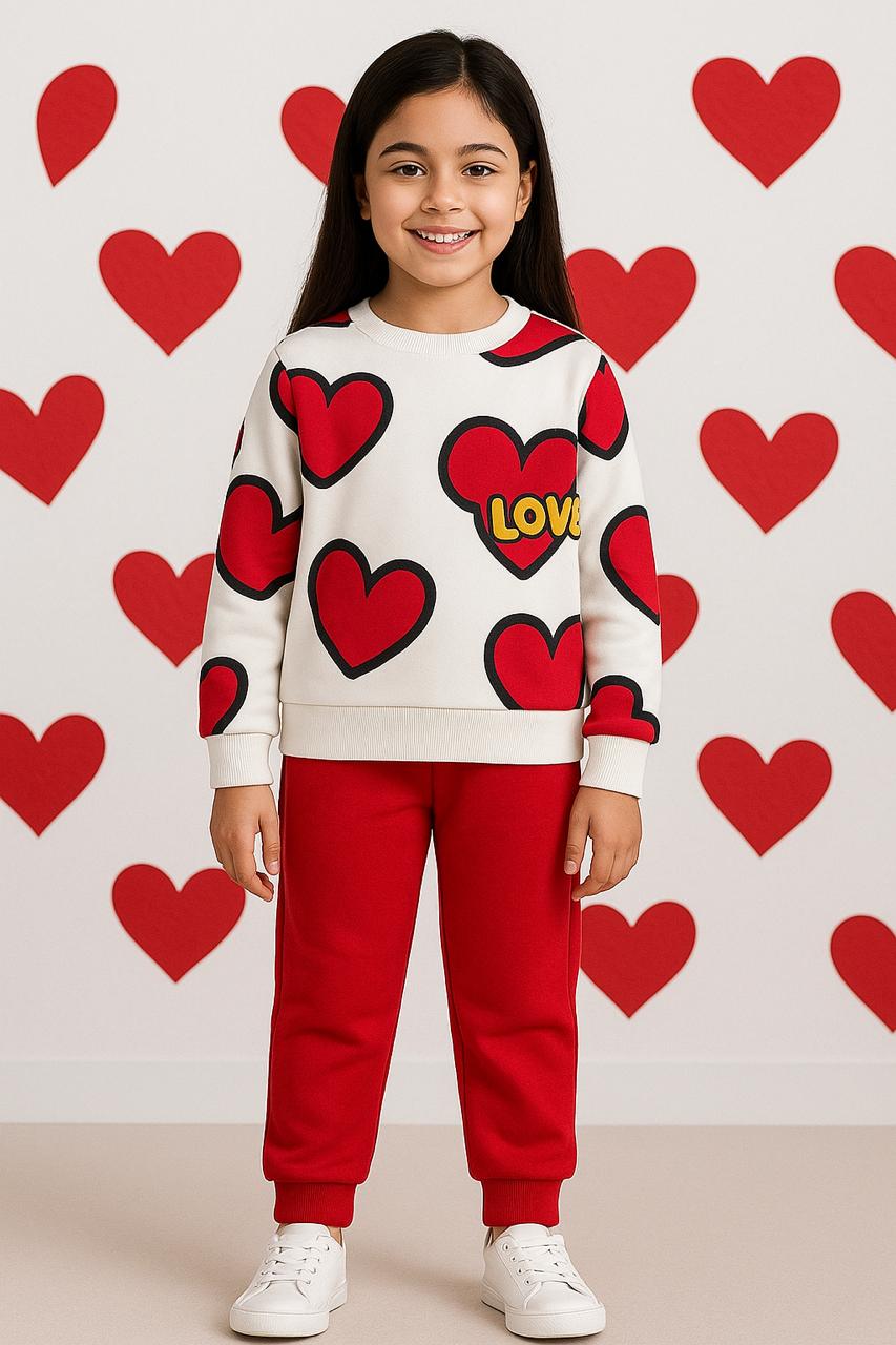 Winter Sweetheart Love Tracksuit ❤️